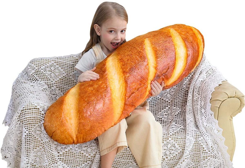 3D Simulated Snack Bread Shape Pillow