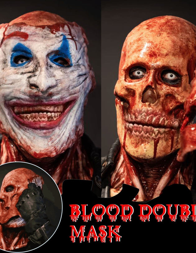 Bloody Double Layer Halloween Mask
